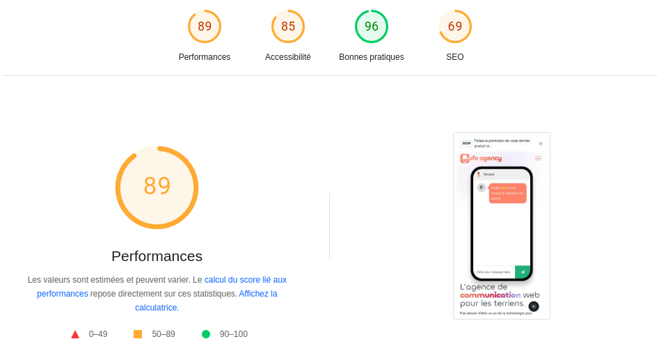 Un site web performant et bien référencé est essentiel pour accroître votre visibilité en ligne. Notre approche combine design moderne, performances techniques et optimisation SEO pour maximiser votre impact digital.

