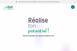 Sup'Saint-Dominique : Un projet web pour un établissement moderne
